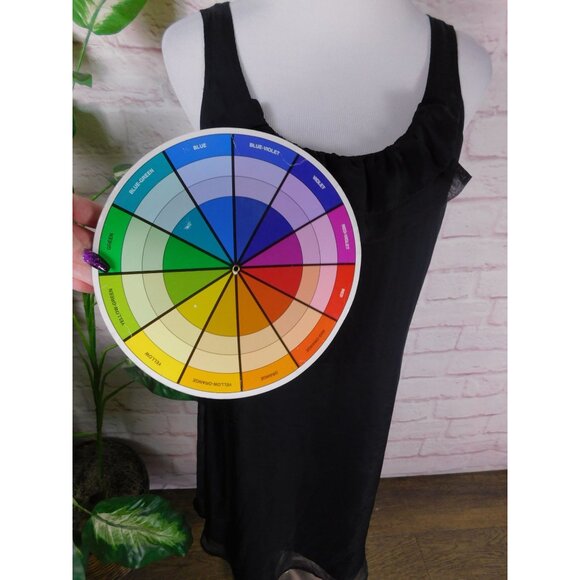 GAP Black Sleeveless Ruffle Neck Dress Size 6 - Classic Chic Evening Look - Picture 8 of 11